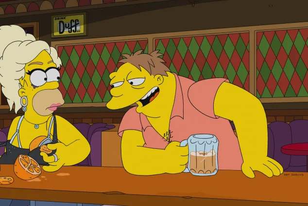 Barney the Simpsons