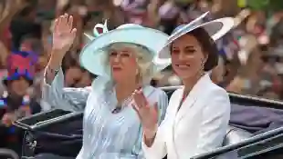 Camilla The Duchess of Cornwall, and Catherine The Duchess of Cambridge. Queen Elizabeth II Platinum Jubilee weekend sta