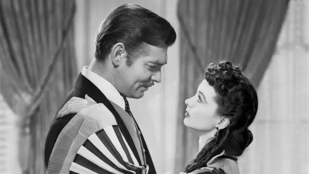 "Gone with the Wind": Clark Gable and Vivien Leigh