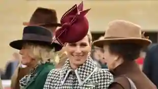 Zara Tindall, Princess Anne and Duchess Camilla at The Cheltenham Festival on March 11, 2020