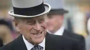 Prince Philip at a garden party at Buckingham Palace on May 16, 2017