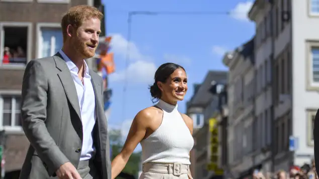 Prince Harry and Duchess Meghan in Dusseldorf