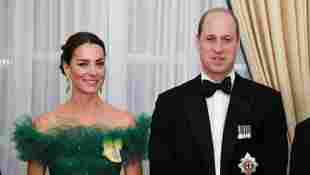 Duchess Kate and Prince William at a dinner in Kingston, Jamaica on March 23, 2022