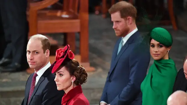 Prince William, Duchess Kate, Prince Harry and Duchess Meghan