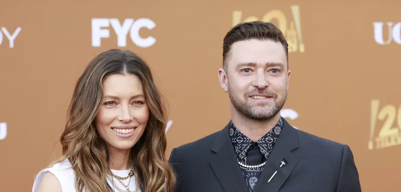 Jessica Biel and Justin Timberlake at the premiere of "Candy" on May 9, 2022