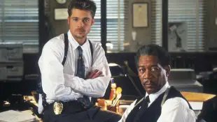 Brad Pitt and Morgan Freeman