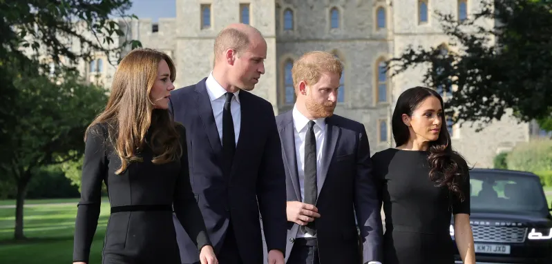 Kate, William, Harry and Meghan