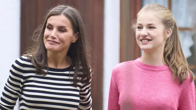 Queen Letizia and Princess Leonor