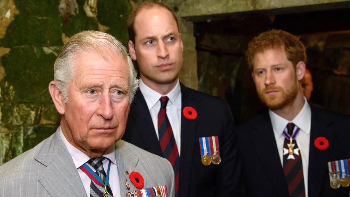 Prince Charles, Prince William, Prince Harry