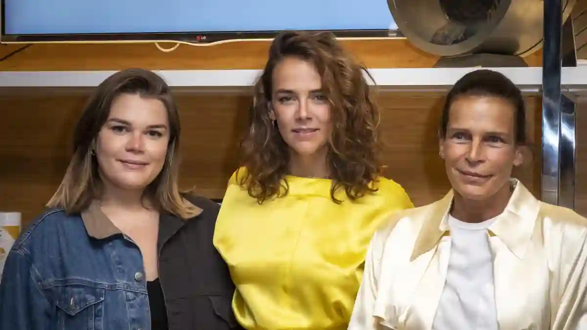 Stephanie von Monaco with her daughters Camille Gottlieb and Pauline Ducruet on September 22, 2020