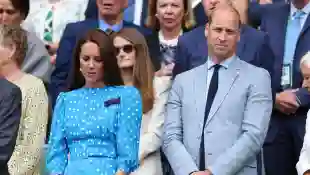 Duchess Kate and Prince William at a Wimbledon match on July 5, 2022