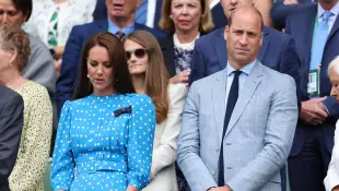 Duchess Kate and Prince William at a Wimbledon match on July 5, 2022