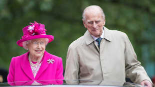 La reina Isabel II y el príncipe Felipe