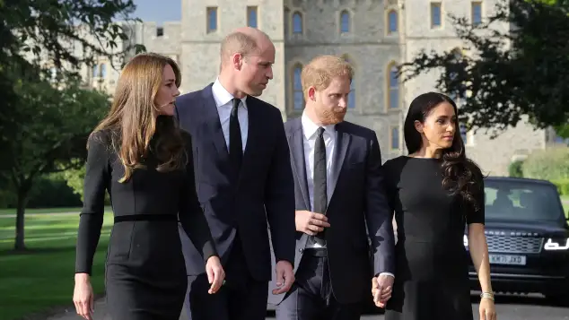 Kate, William, Harry and Meghan