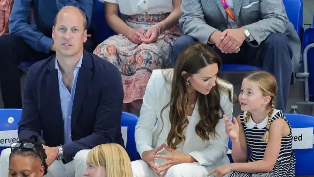 Prince William, Princess Kate and Princess Charlotte
