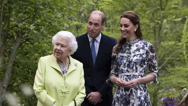 Queen Elizabeth, Duchess Kate, Prince William
