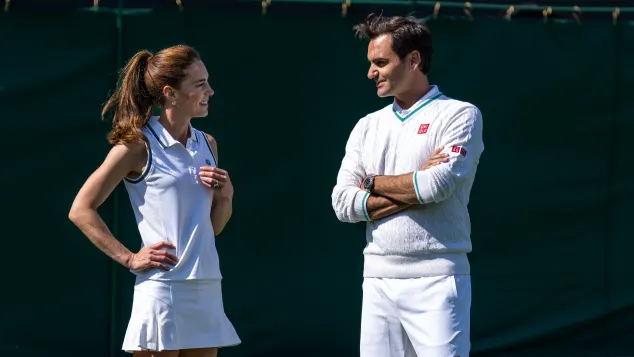 Duchess Kate, Roger Federer
