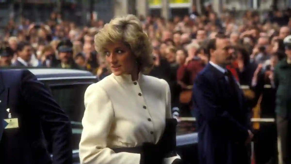 Lady Diana on the occasion of a visit to Cologne on November 2, 1987