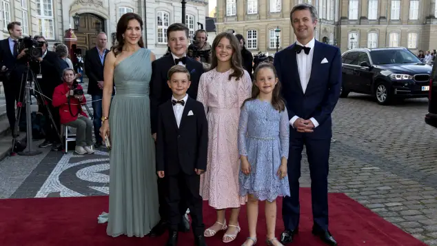 Princess Mary, Prince Frederik and the children