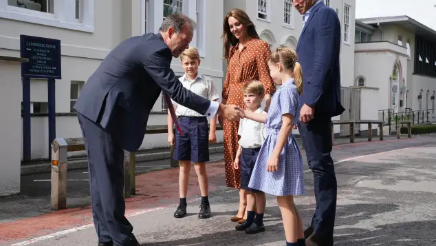 Prince George, Princess Charlotte and Prince Louis