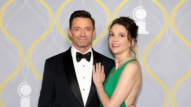 Hugh Jackman and Sutton Foster