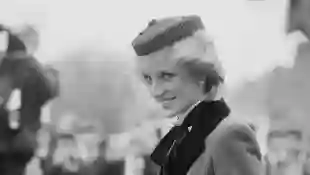 Lady Diana visiting Colston's School, Bristol on 19 November 1983