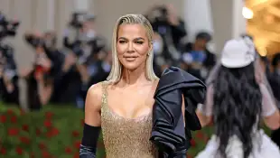Khloé Kardashian at the Met Gala on May 2, 2022