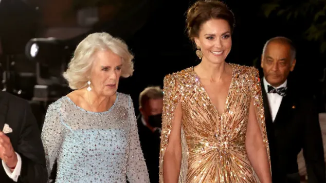 Camilla Parker Bowles and Duchess Kate