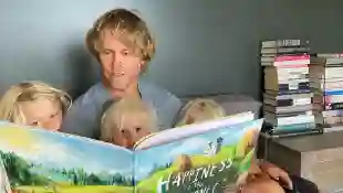 Eric Christian Olsen children Wyatt, Esmé and Winter