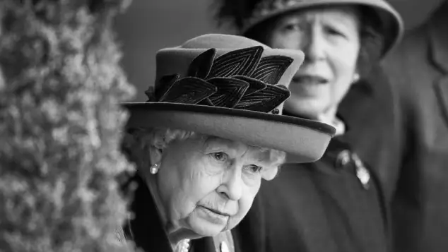 Queen Elizabeth II and Princess Anne