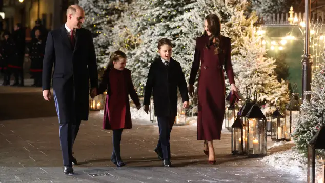 British Royal Family: Prince William, Princess Charlotte, Prince George and Duchess Kate