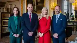 British Royals Duchess Kate Prince William Norwegian Crown Prince Couple Mette-Marit Haakon