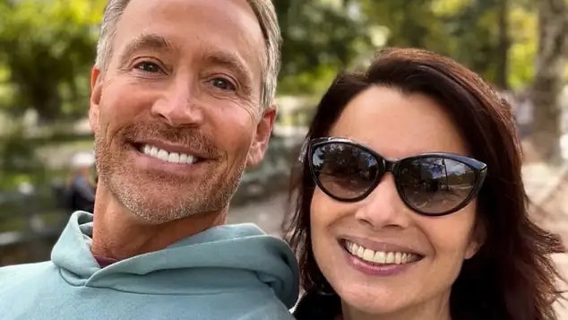 Fran Drescher and Peter Marc Jacobson