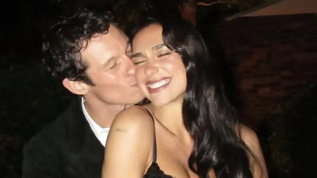 Callum Turner and Dua Lipa