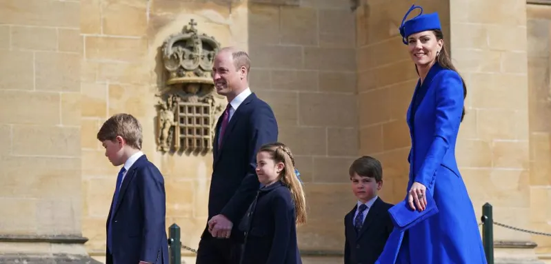 The British royals at Easter
