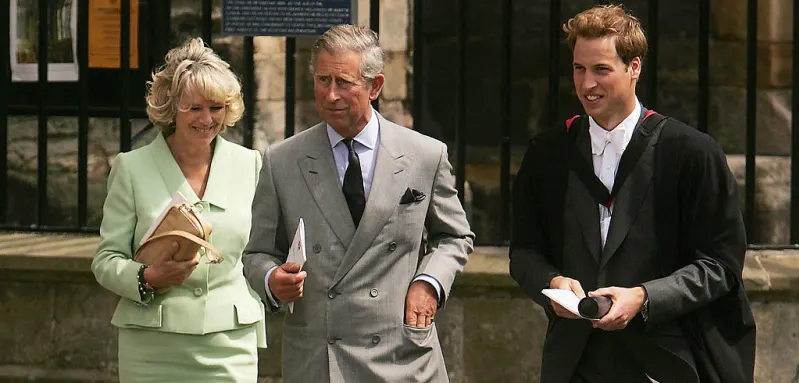 Queen Camilla, King Charles and Prince William