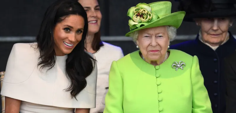 Duchess Meghan and Queen Elizabeth