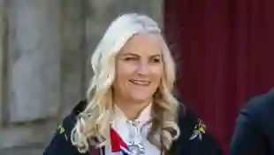 Crown Princess Mette-Marit of Norway on National Day in Oslo on May 17, 2023.