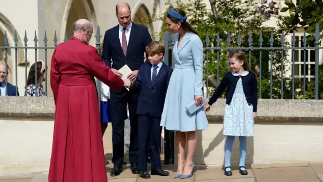 Prince William, Prince George, Duchess Kate and Princess Charlotte