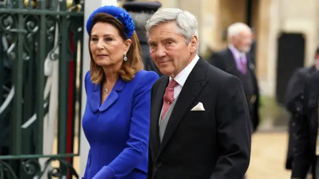 Carole Middleton and Michael Middleton