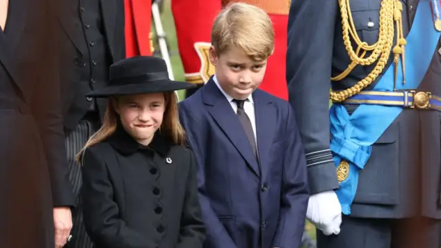 Princess Charlotte and Prince George