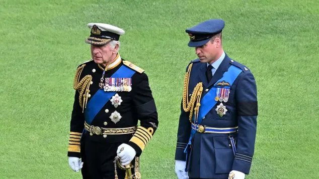 King Charles and Prince William