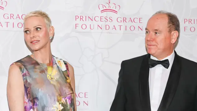 Princess Charlene and Prince Albert II.