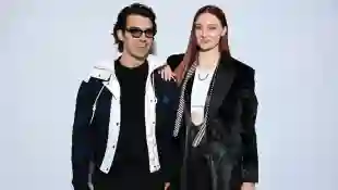 Joe Jonas and Sophie Turner at Paris Fashion Week in March 2022