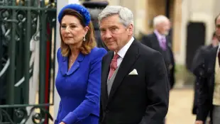 Carole Middleton and Michael Middleton