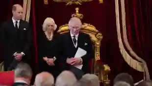 Prince William, Camilla and King Charles III. at the ceremony