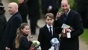 Princess Charlotte, Prince George and Prince William