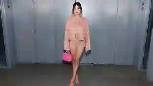 Lucy Hale at New York Fashion Week in September 2023