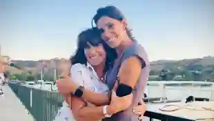 Daniela Ruah with her mother