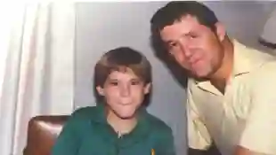 Ryan Reynolds as a child alongside his father on Instagram
